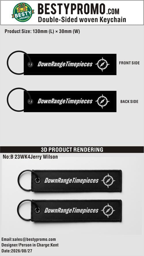 Custom Double-Sided Woven Flight Key Tag-202600907-23