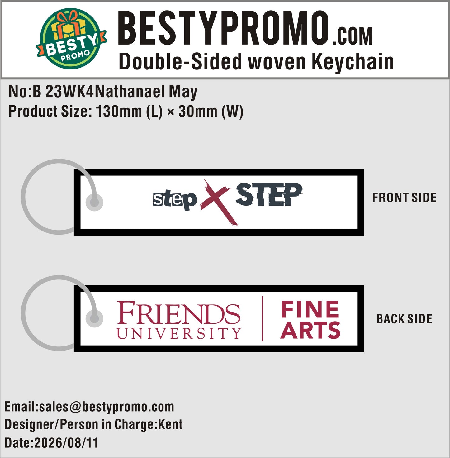 Custom Double-Sided Woven Flight Key Tag-20260821-23