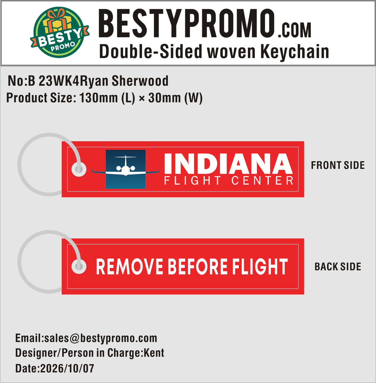 Custom Double-Sided Woven Flight Key Tag-20261007-23