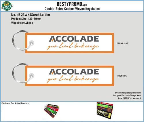 Custom Double-Sided Woven Flight Key Tag-23WK4Sarah Laidler260318