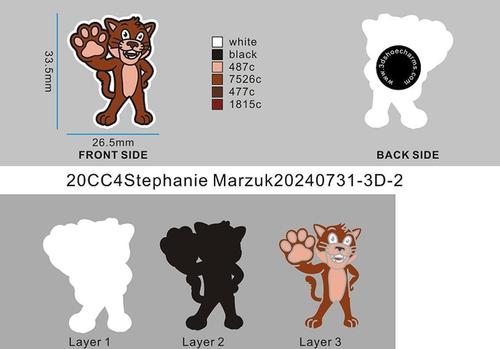 CUSTOM SHOE CHARMS-20CC4Stephanie Marzuk