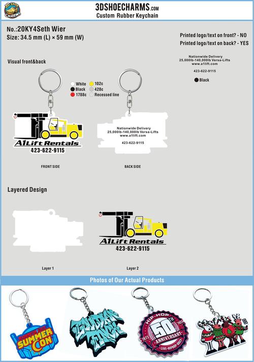 Custom 3D Die Cut Rubber Keychains – 20260506-20