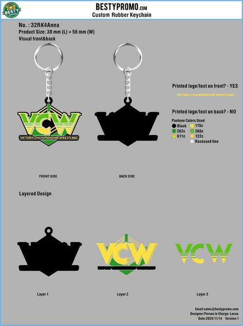 Rubber Keychain 32RK4Anna 20251114