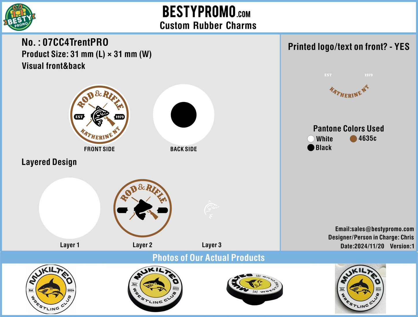 Custom Rubber Clog Charms- 20260715-07-RE