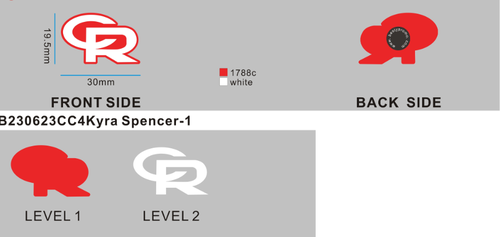 CUSTOM CLOG CHARM 07CC4Kyra Spencer