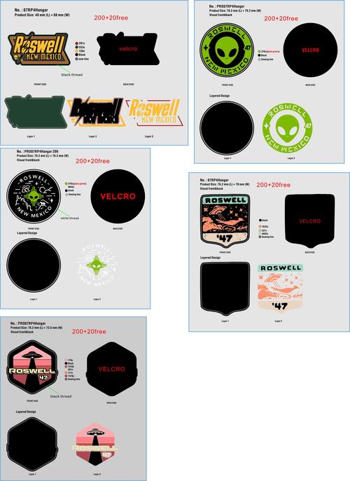 CUSTOM RUBBER PATCH 07RP4Hangar 209251217-RE