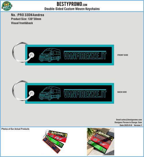 Double-Sided Custom Woven Keychains-33DK4andrea250909