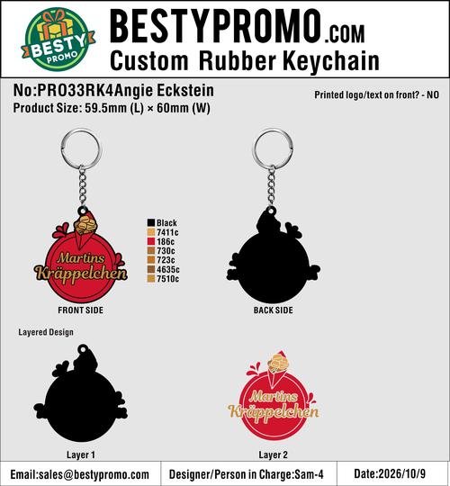 Custom 3D Die Cut Rubber Keychains-20261010-33