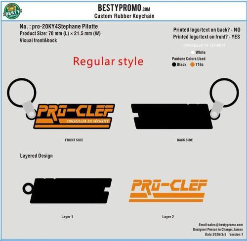 Custom regular keychains-20KY4Stephane Pilotte 260305