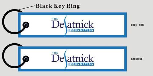 Custom Double-Sided Woven Flight Key Tag – 20260513-20