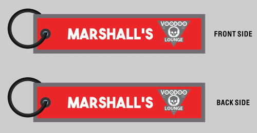 Custom Double-Sided Woven Flight Key Tag/ Rubber keychains – 20260727-20