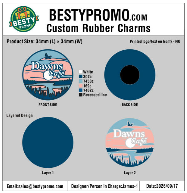 Custom Rubber Clog Charms - 20260920-20
