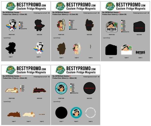 Custom 3D Soft PVC Fridge Magnet (Die-Cut Logo) - 20261027-20