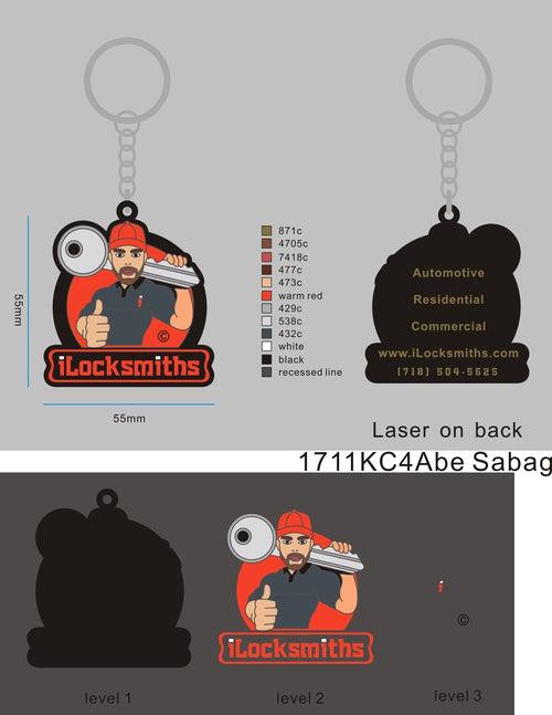 Custom 3D Die Cut Rubber Keychains - 230813KY4Avi Kasberg10