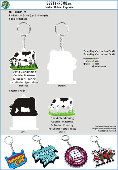 Custom 3D Die Cut Rubber Keychains - 20260331 - 21 - RE