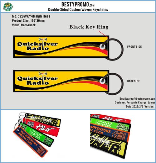 Woven Flight Key Tag-20WK4 Ralph Hess260205