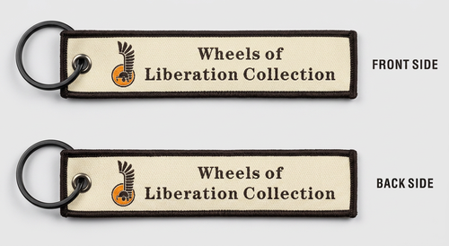 Custom Double-Sided Woven Flight Key Tag – 20260727-20-2