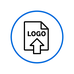 Step 1. Upload your logo or idea to get started.