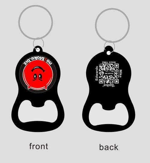 custom bottle opener 07BO4Mike