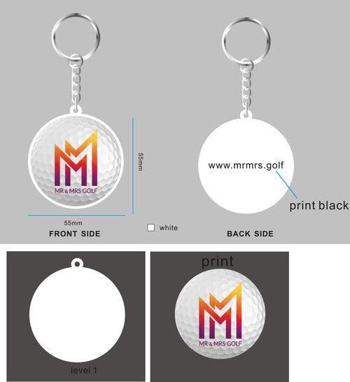 Custom printing rubber keychains-05RK4MrMrs