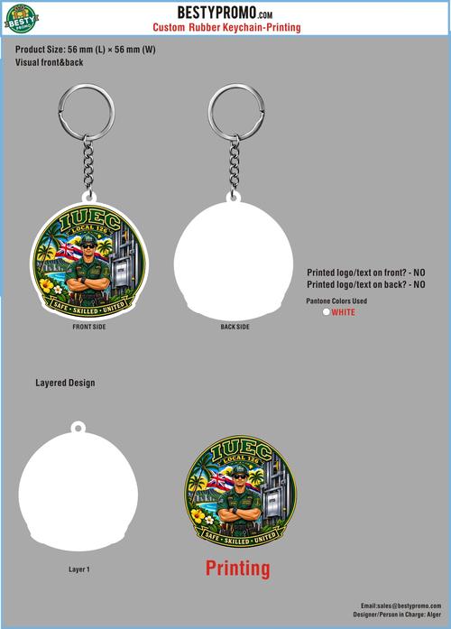 Custom 3D Die Cut Rubber Keychains-20261009-22-B