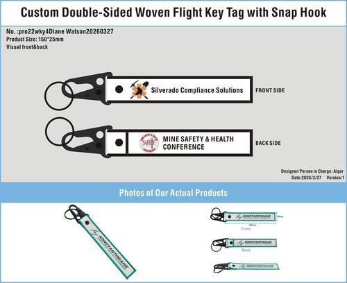 Woven keychain with Black Snap Hook-pro22wky4Diane Watson20260327