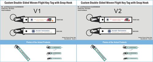 Custom Double-Sided Woven Flight Key Tag with Snap Hook-20260526-22-re