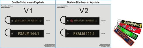 Custom Double-Sided Woven Flight Key Tag-20260706-22-10