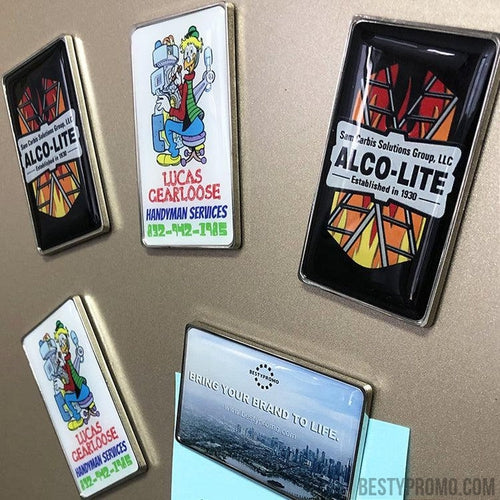 Custom Doming Fridge Magnet - Rectangle-Besty Promo