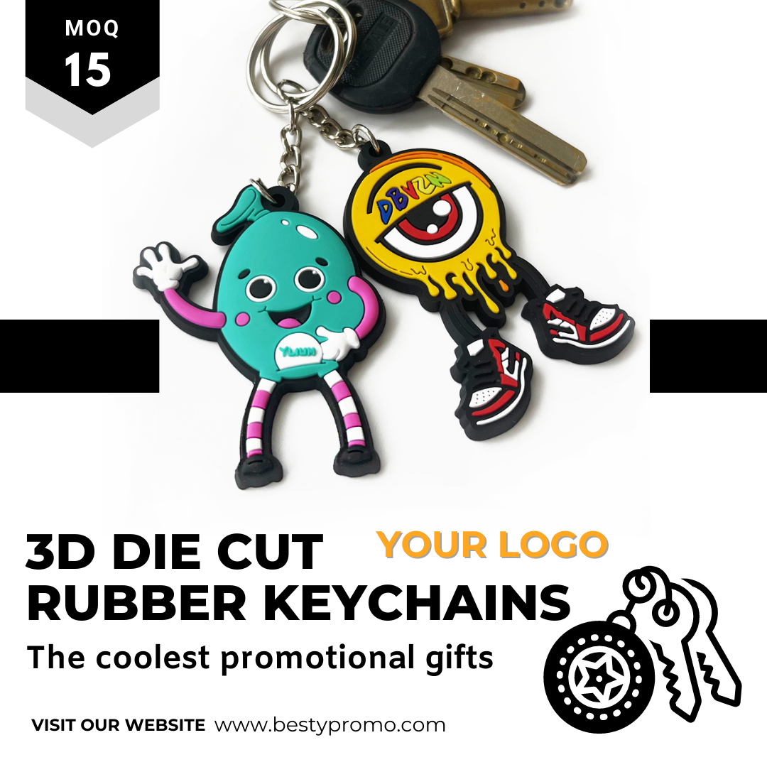 Custom Rubber Keychains: Durable, Customizable, and Perfect for Brand ...