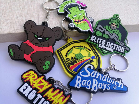 What is custom rubber keychain ?