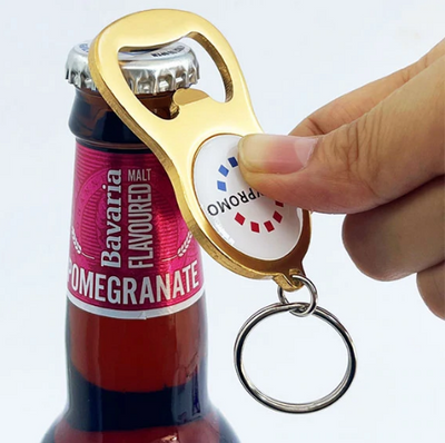 What is custom bottle opener keychain？