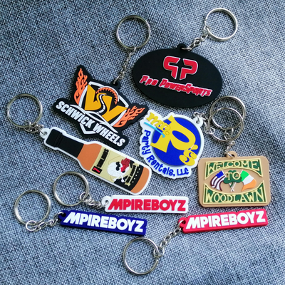 How to design rubber keychain？