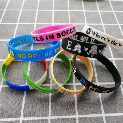 What custom silicone wristband？