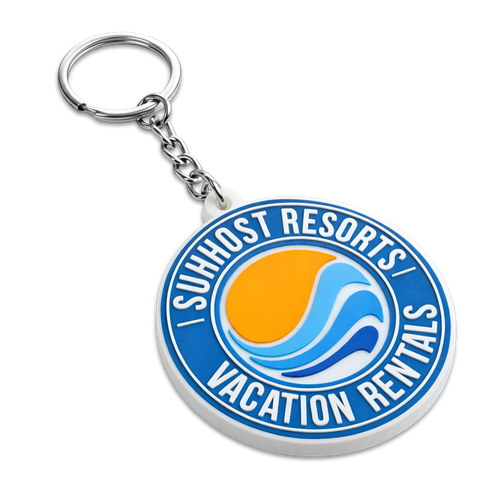 Custom 3D Die Cut Rubber Keychains – Free Design Proof & Quote