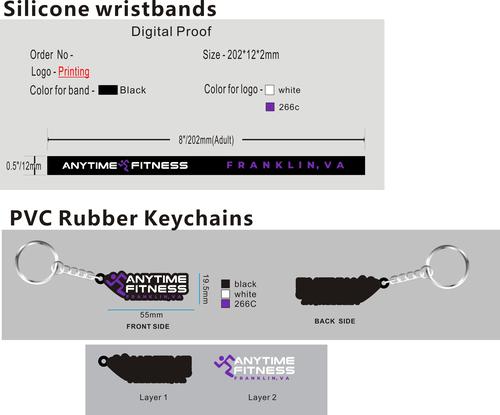 03Re-Order NBP2586 Custom Rubber Keychains+Silicone Wristbands