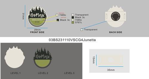 03-CUSTOM GLOW-IN-THE-DARK VERSATILE SHOE CHARMS-Junetta