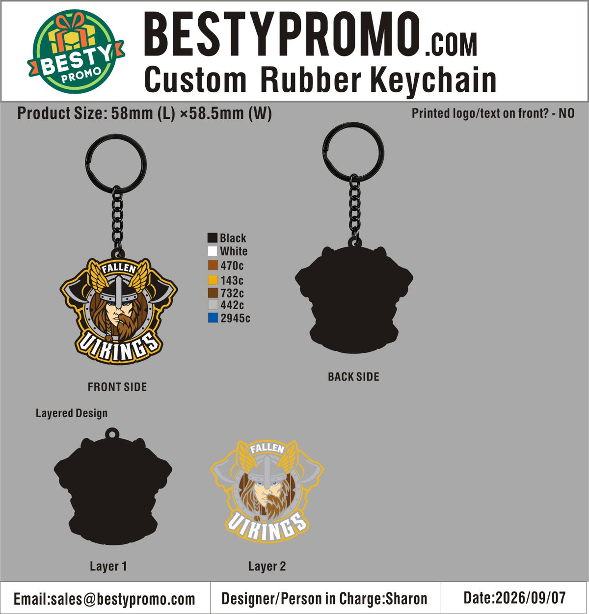 Custom 3D ubber Keychains – 03PRO20260907RK4Marco-03