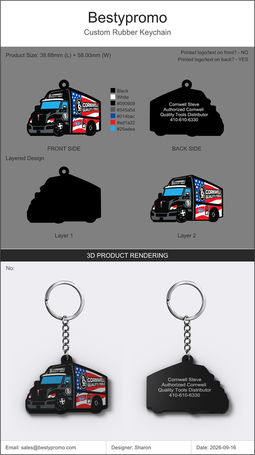 Custom 3D Rubber Keychains-20260911RK4Stephen-03