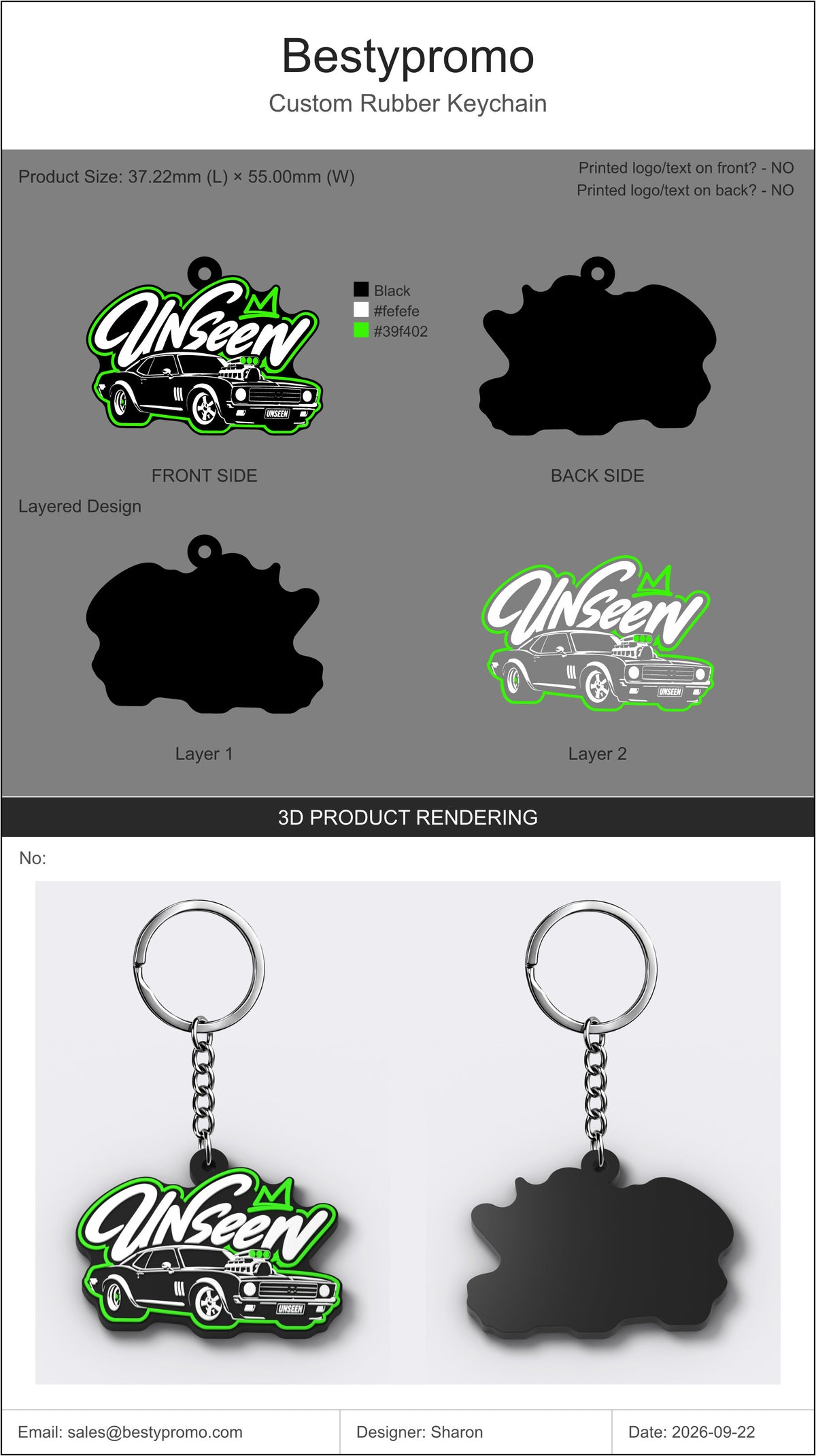 Custom 3D Rubber Keychains-260922RK4katherine-03