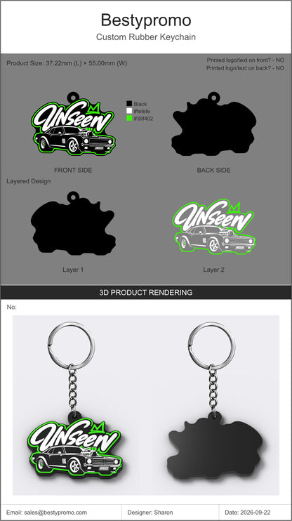 Custom 3D Rubber Keychains-260922RK4katherine-03