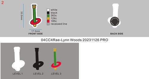 CUSTOM RUBBER CHARMS - 04CC4Rae-Lynn Woods