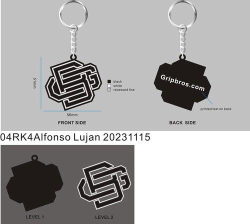 CUSTOM RUBBER KEYCHAINS - 04RK4Alfonso Lujan 20231111 PRO