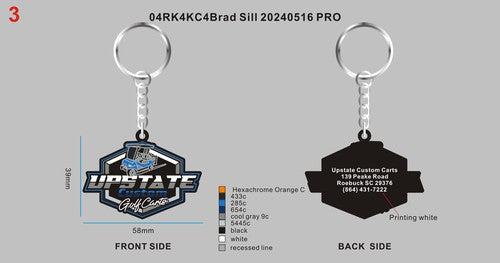 CUSTOM 3D DIE CUT RUBBER KEYCHAINS(REORDER)-04-230504KC4Brad Sill