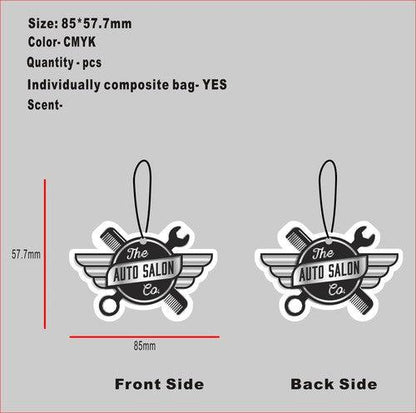 custom air fresheners and keychians-reorder U5917-05