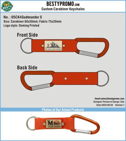 Custom Carabiner Keychain-05CK4Gudmundur S250620