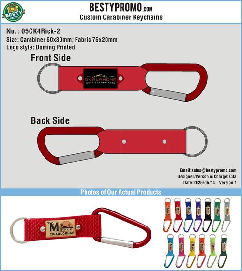 Custom Carabiner Keychains-05CK4Rick0514