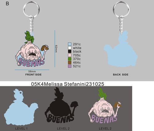 Custom rubber keychians-05K4Melissa Stefanini