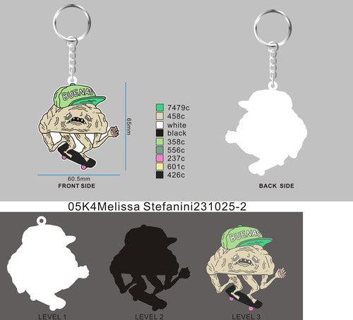 Custom rubber keychians-05K4Melissa Stefanini