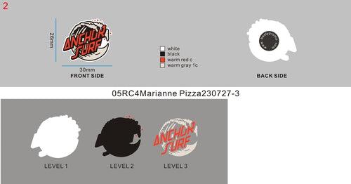 Custom shoe charms-05RC4Marianne Pizza